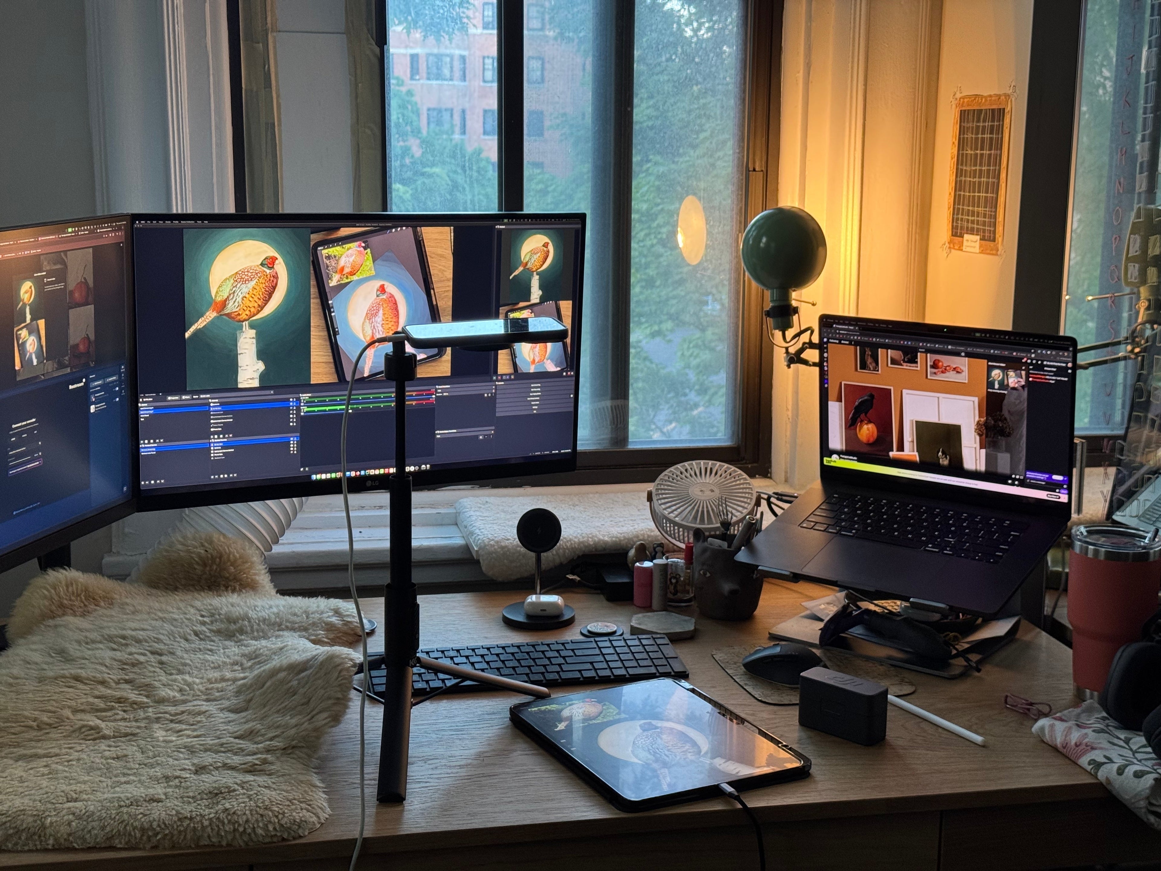 My Streaming station in the Studio!
