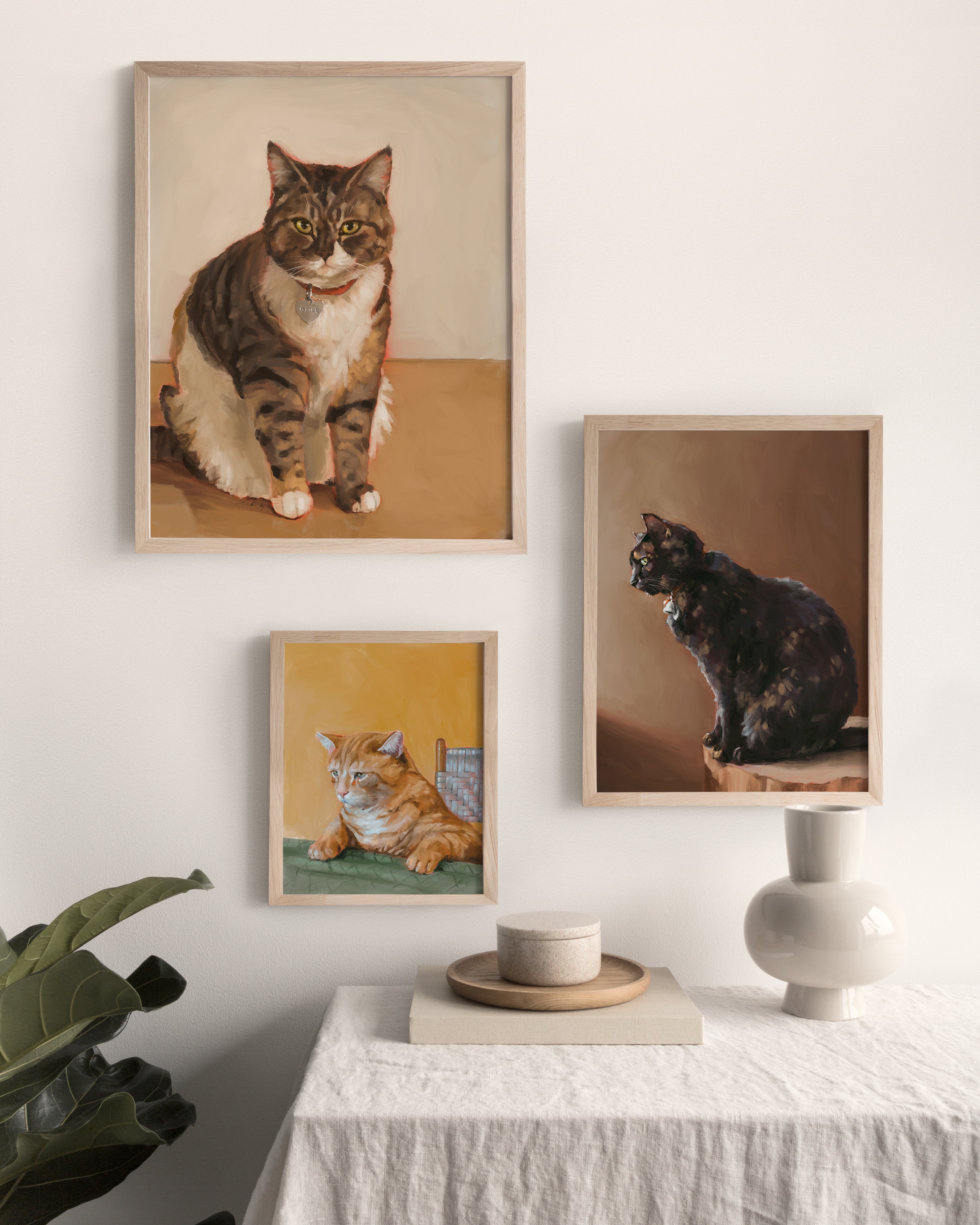 Portraits de chats et de chiens Collection