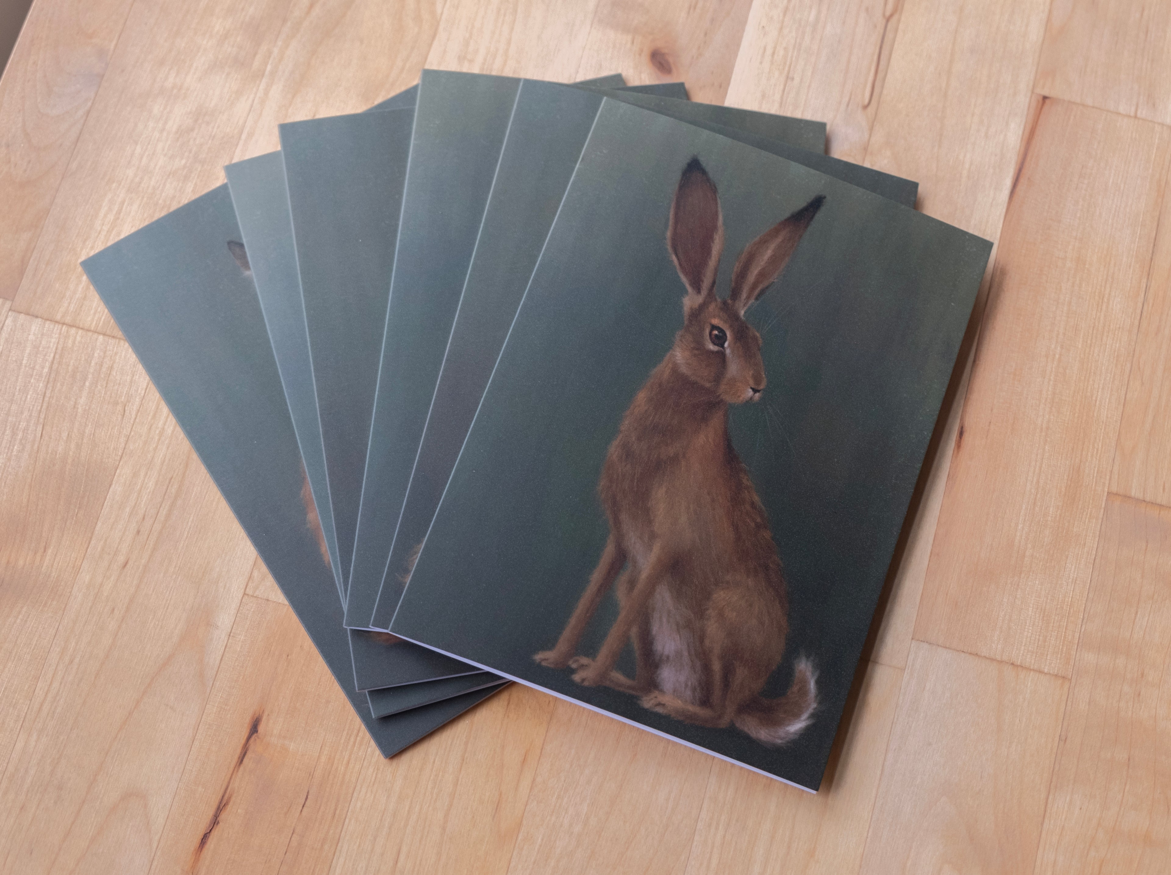 "Woodland Animals Assortment Pack" by Catherine Hébert - 6 Card Woodland Greeting Card Assortment