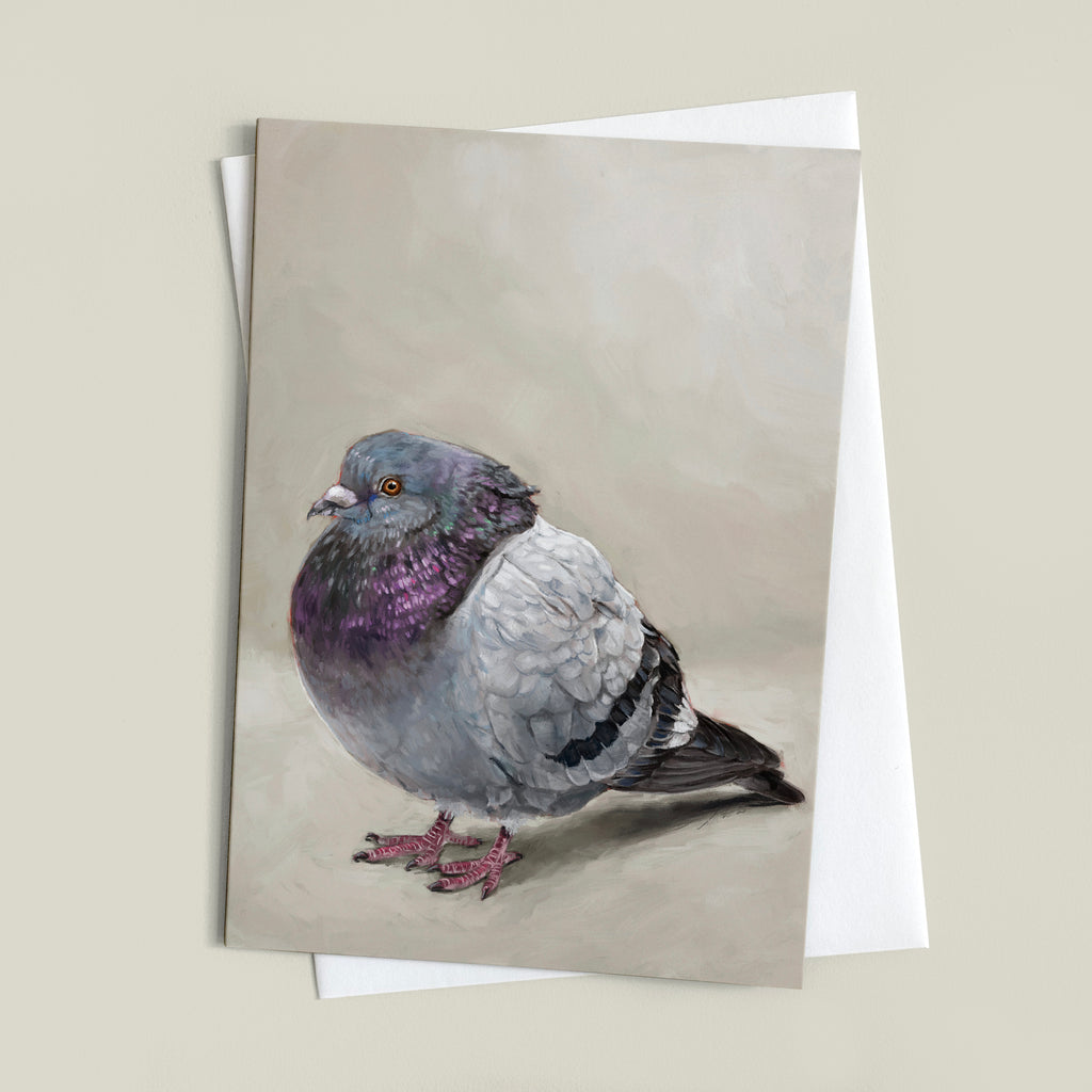 Magestic Fat Bird Greeting Card