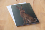 "The Hare" by Catherine Hébert - Woodland Hare - Blank 5"x7" Greeting Card