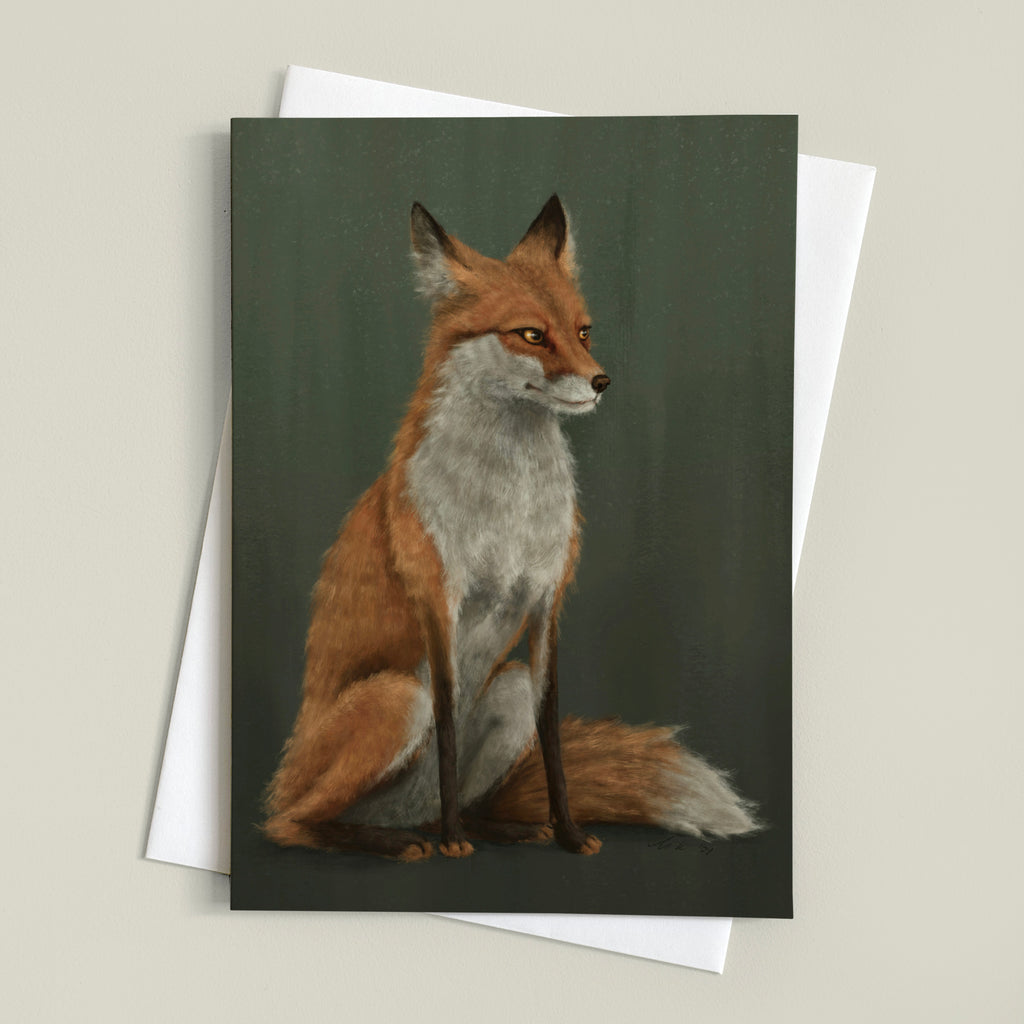 "Woodland Animals 6 Card Pack" by Catherine Hébert - Woodland Animal Fine Art Greeting Card Pack