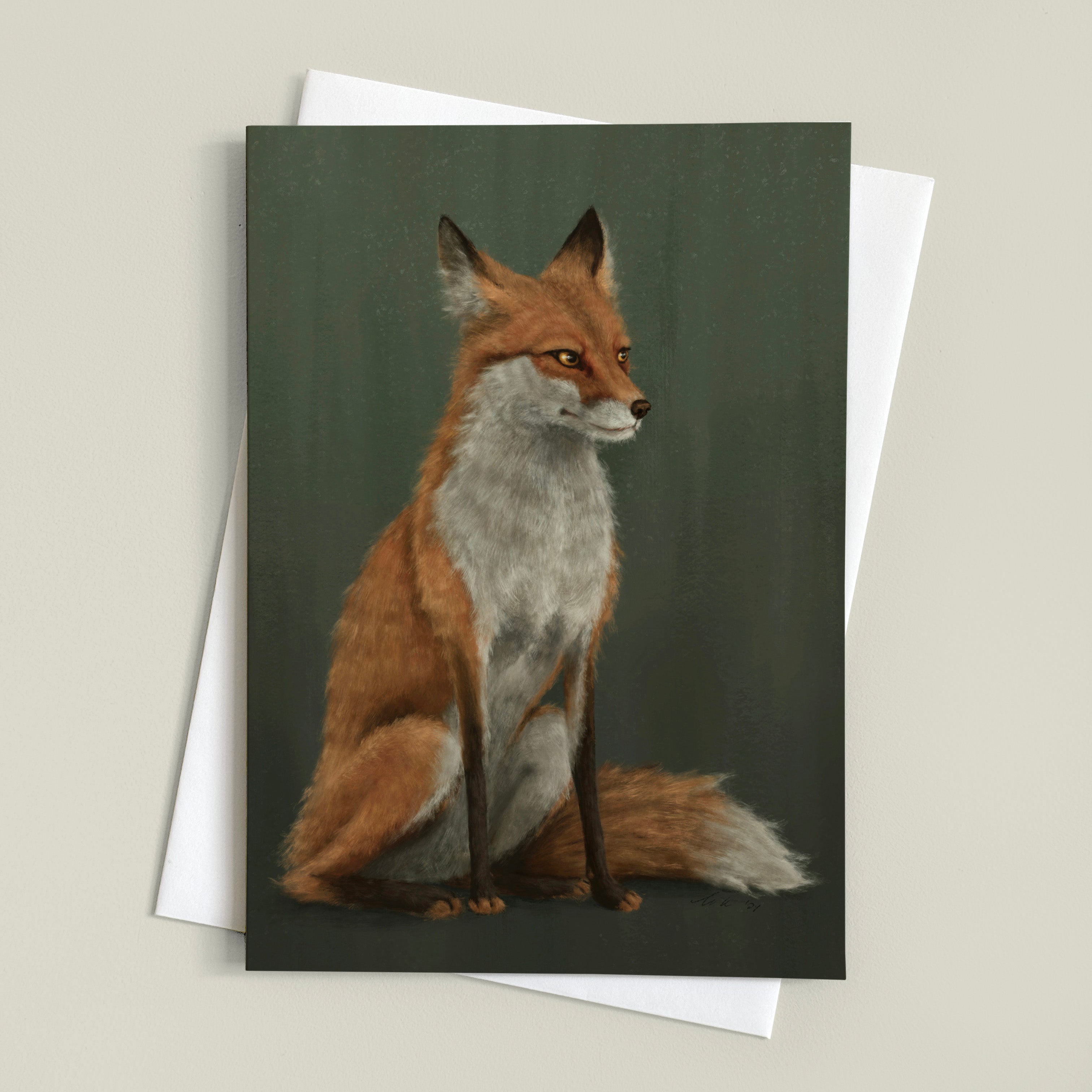 "Woodland Animals 6 Card Pack" by Catherine Hébert - Woodland Animal Fine Art Greeting Card Pack