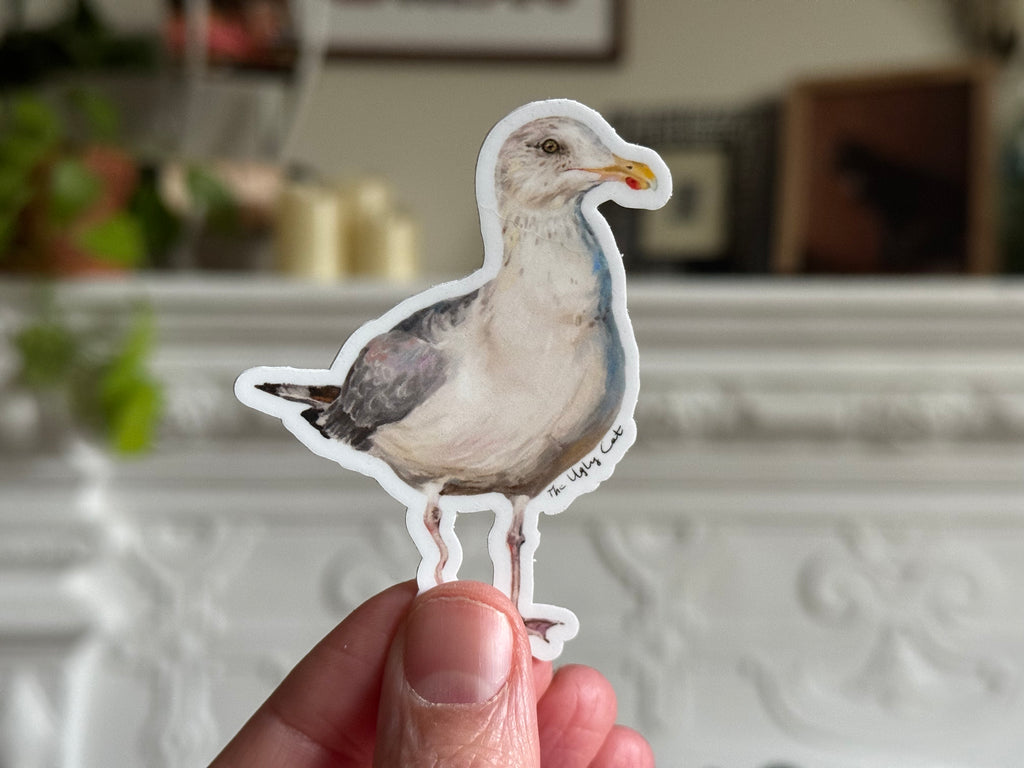 Autocollant Mouette Wobbly Leg