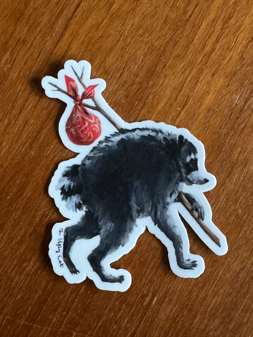 Autocollant Jimothy the Raccoon