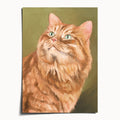 "Gimmy" by Catherine Hébert - Orange Tabby Cat Fine Art Print - 5"x7" size