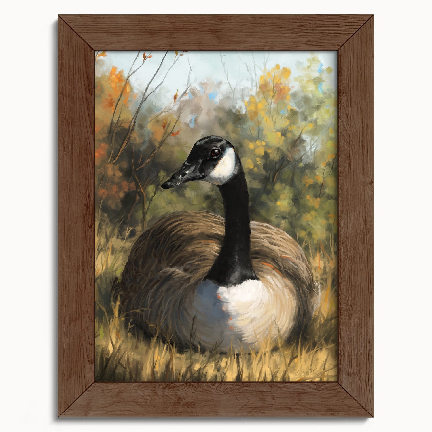 "Markham Goose" by Catherine Hébert - Canada Goose Fine Art Print - 5"x7" size