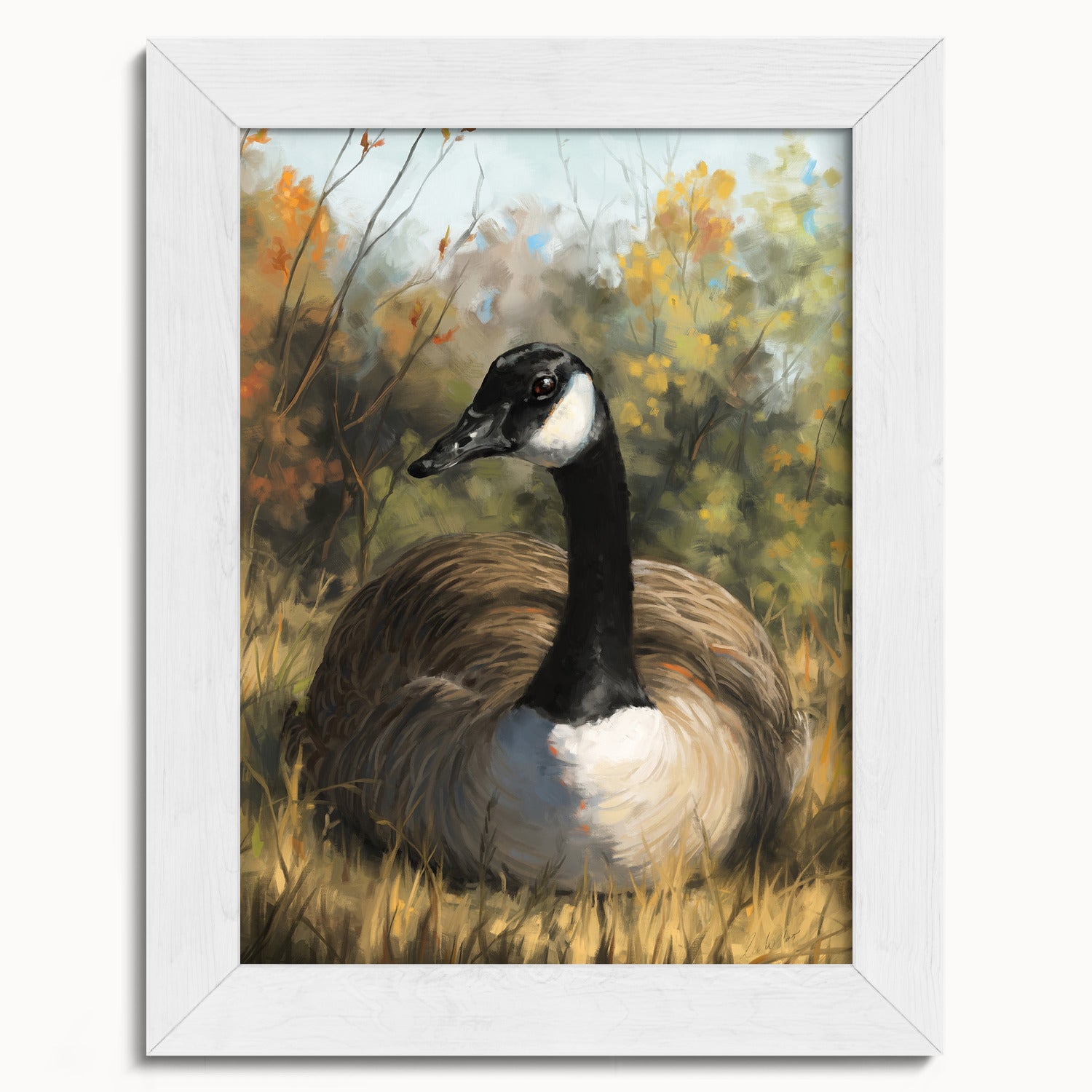 "Markham Goose" by Catherine Hébert - Canada Goose Fine Art Print - 5"x7" size