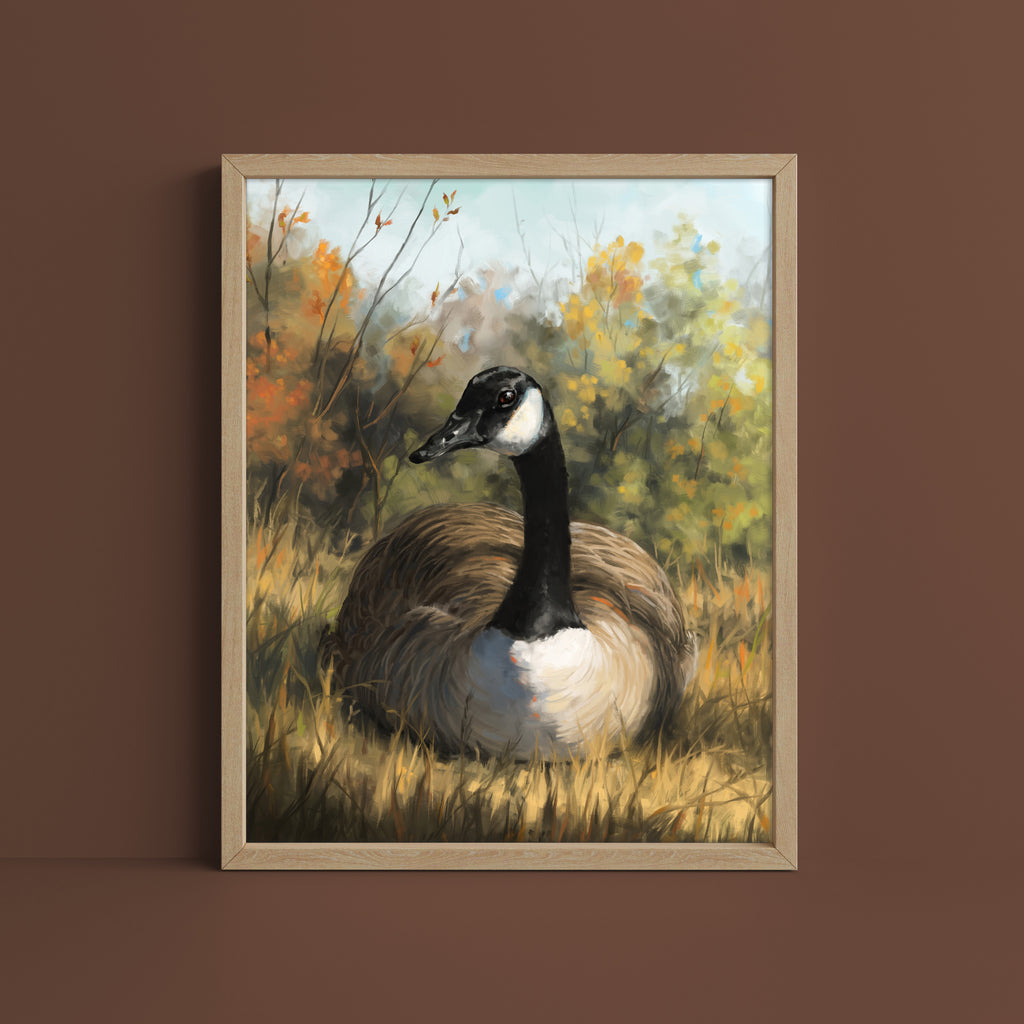 "Markham Goose" by Catherine Hébert - Canada Goose Art Print