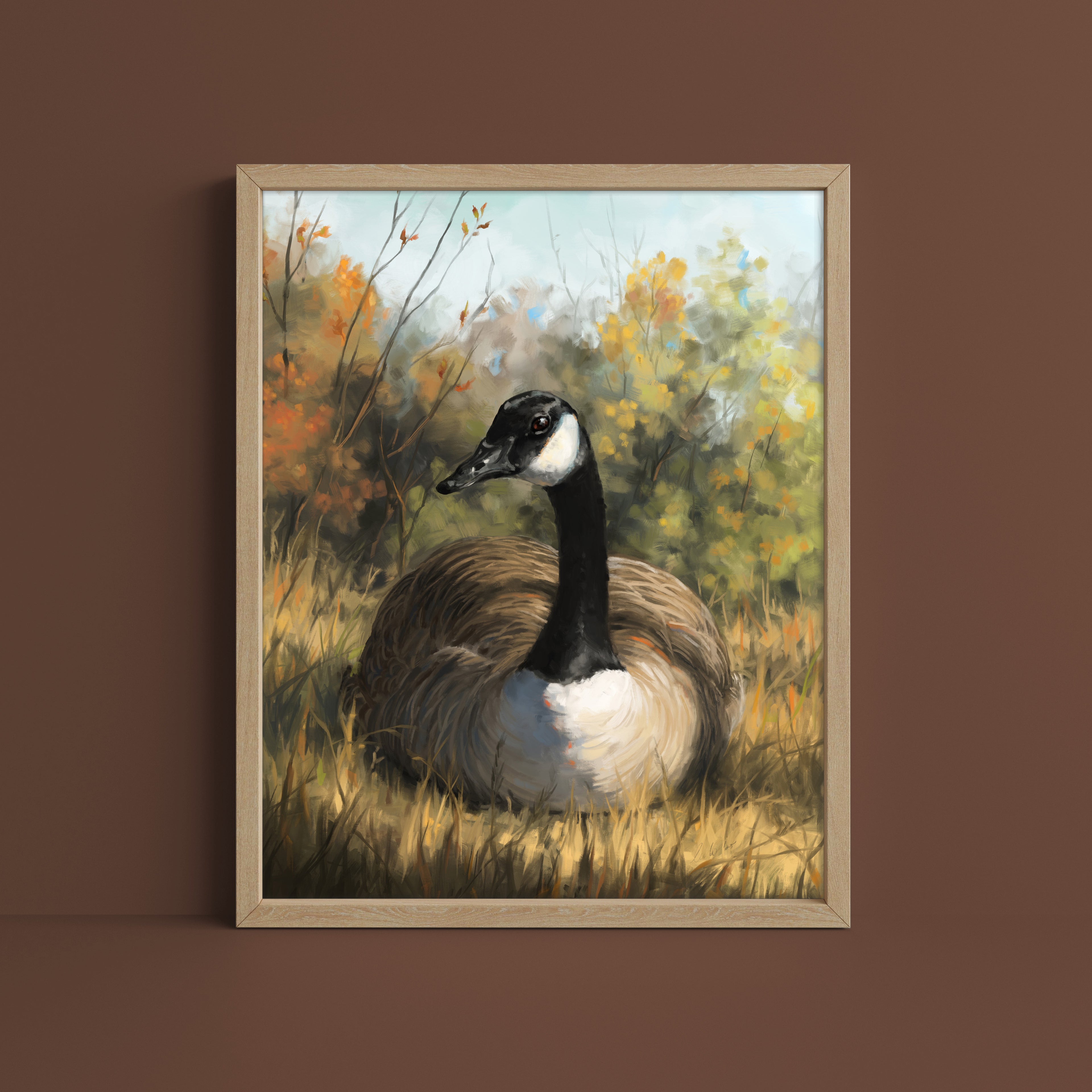 "Markham Goose" by Catherine Hébert - Canada Goose Fine Art Print