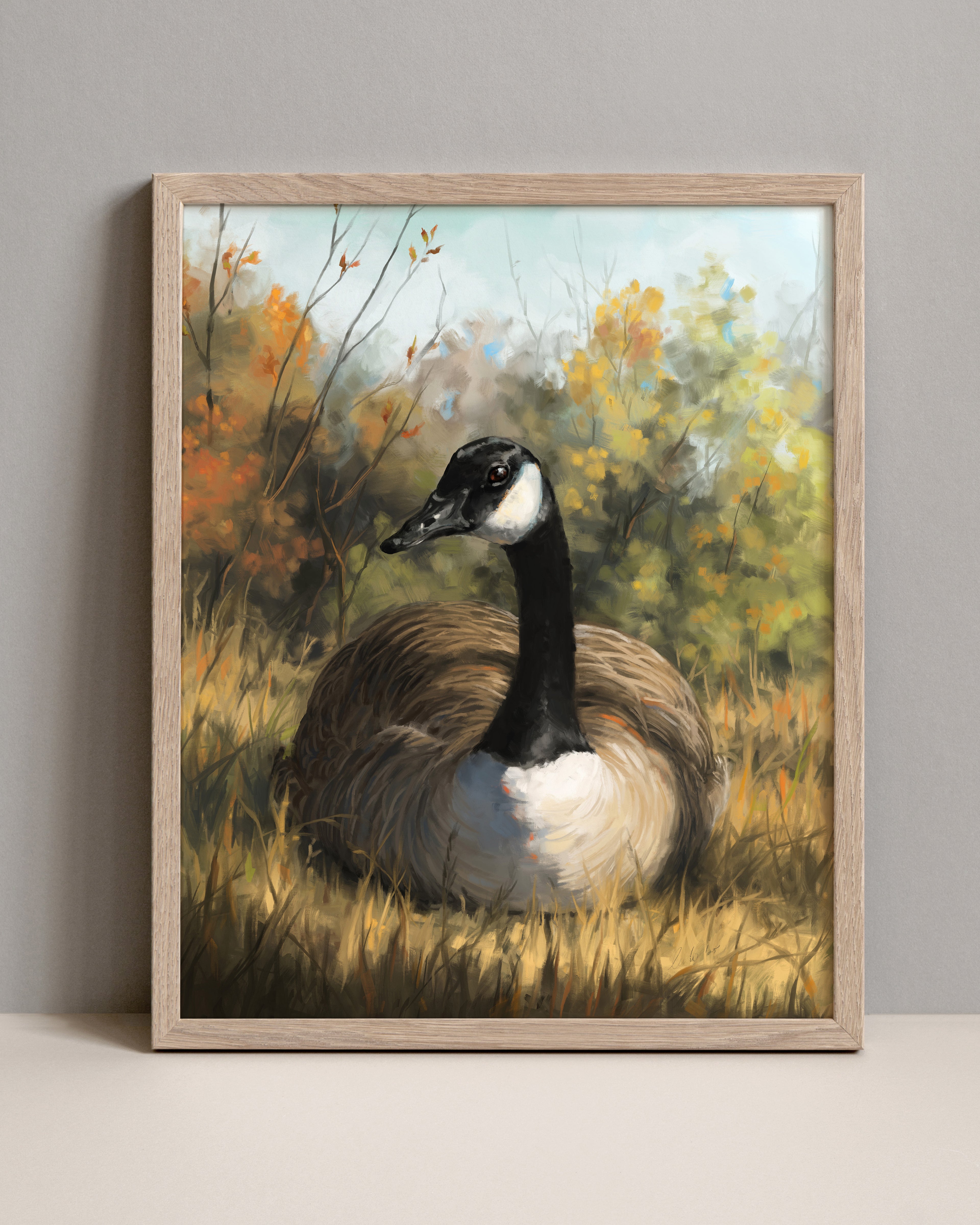 "Markham Goose" by Catherine Hébert - Canada Goose Fine Art Print