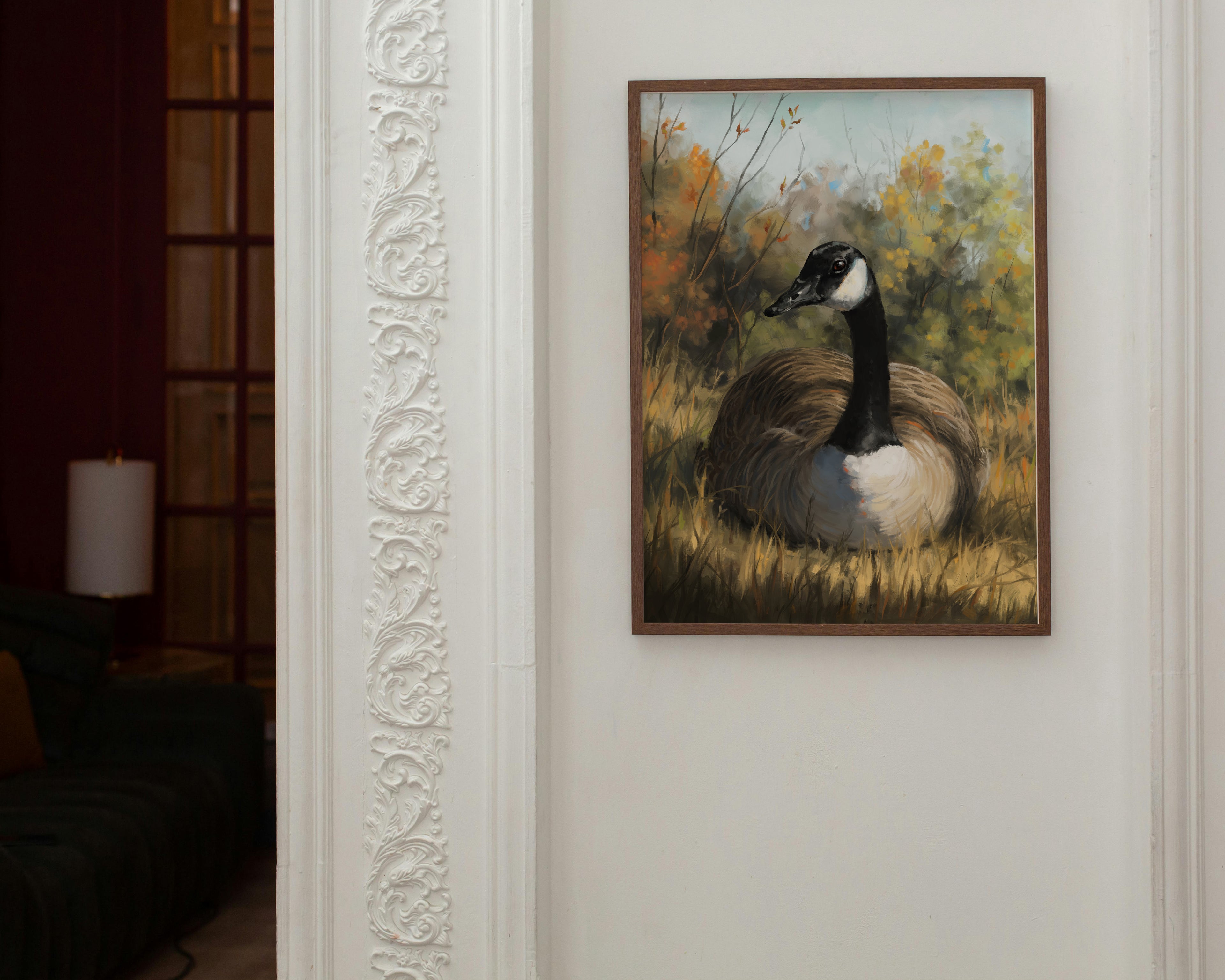 "Markham Goose" by Catherine Hébert - Canada Goose Art Print