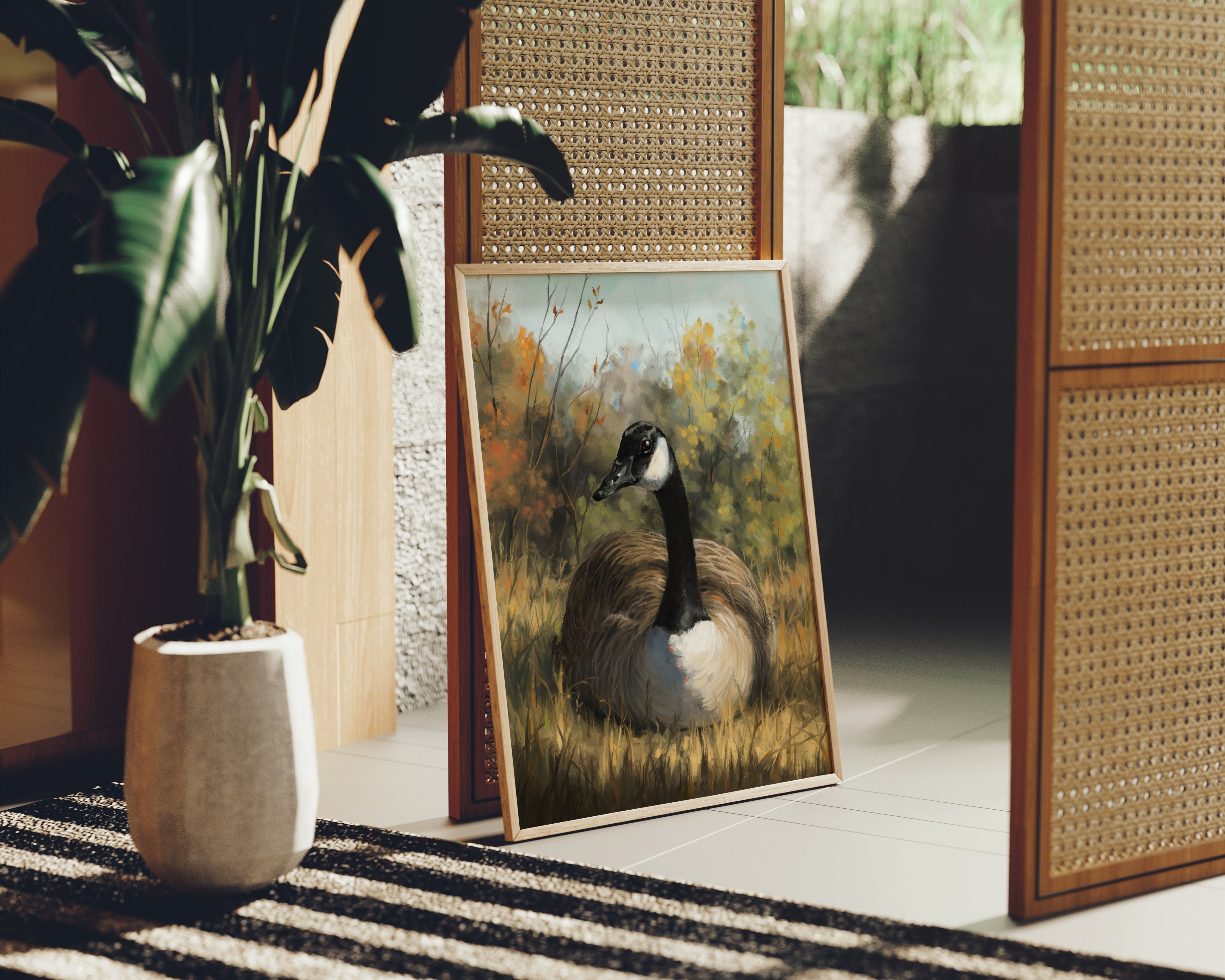 "Markham Goose" by Catherine Hébert - Canada Goose Fine Art Print