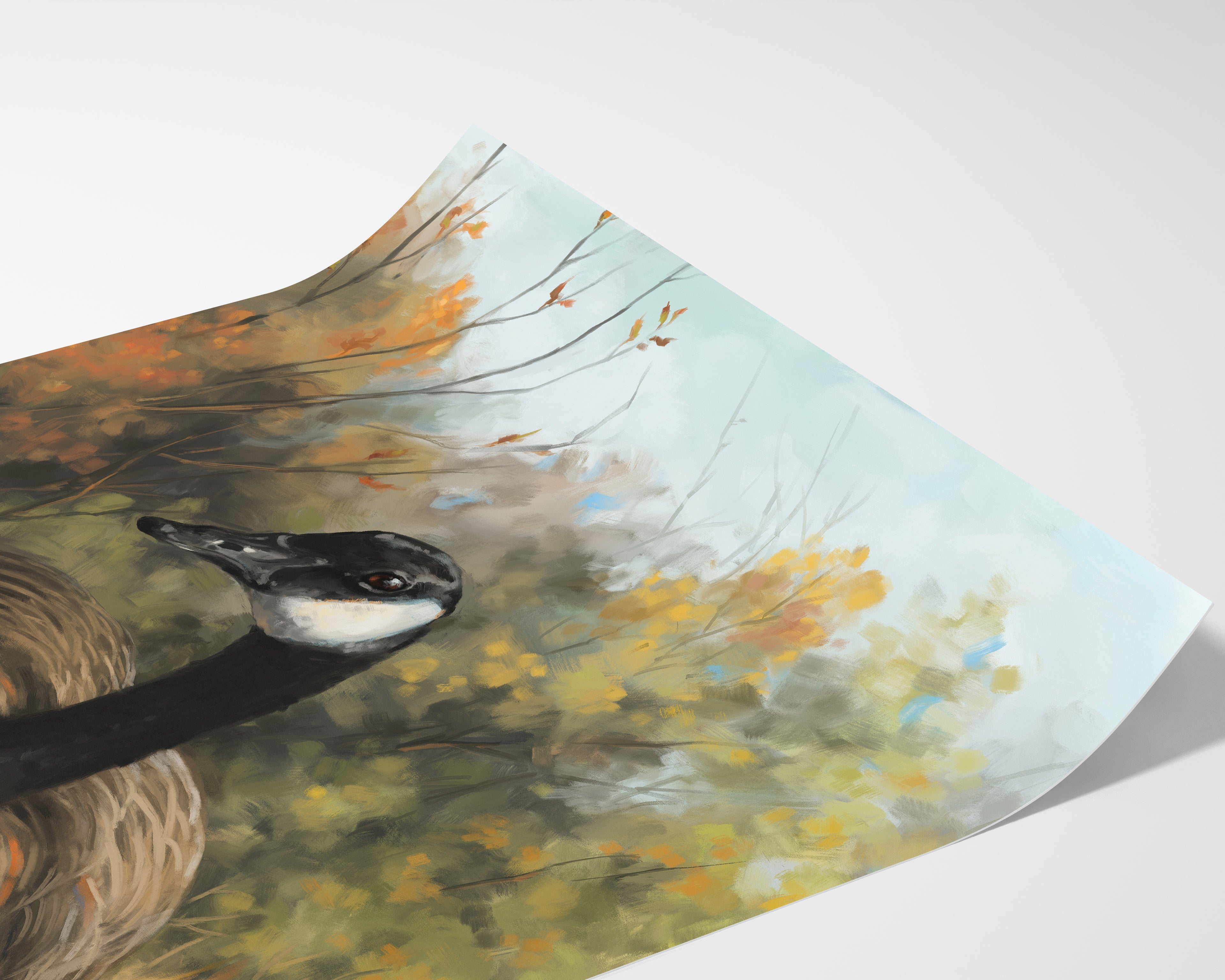 "Markham Goose" by Catherine Hébert - Canada Goose Art Print