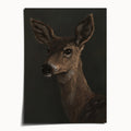 "The Deer" by Catherine Hébert - White Tailed Deer Art Print - 5"x7" size