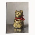 "Swiss Chocolate Teddy Bear" by Catherine Hébert - Lindt Chocolate Bear Art Print - 5"x7" size