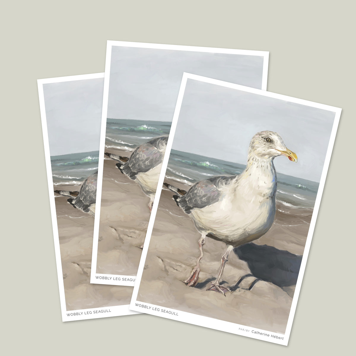 Carte postale Wobbly Leg Seagull