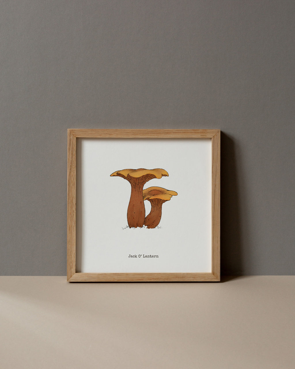 "Jack O'Lantern" by Catherine Hébert - Jack O'Lantern Mushroom  - Botanical Art Print