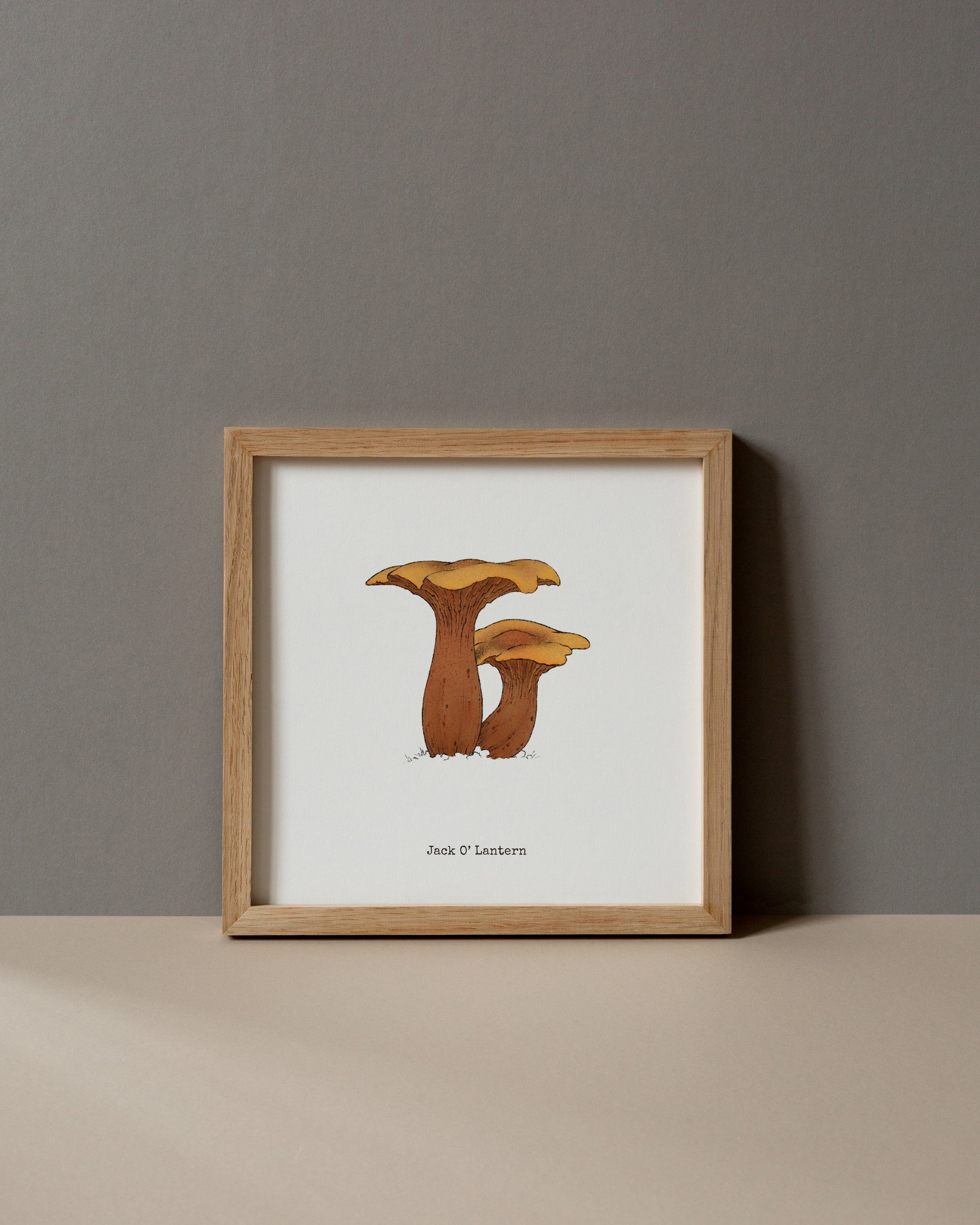 "Jack O'Lantern" by Catherine Hébert - Jack O'Lantern Mushroom  - Botanical Art Print