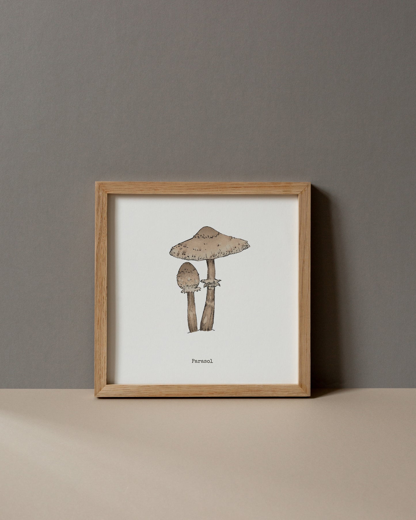 "Parasol Mushroom" by Catherine Hébert - Parasol Mushroom Art Print