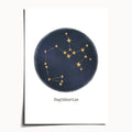 "Sagittarius ♐" by Catherine Hébert - Sagittarius Zodiac Constellation Art Print - 5"x7" size