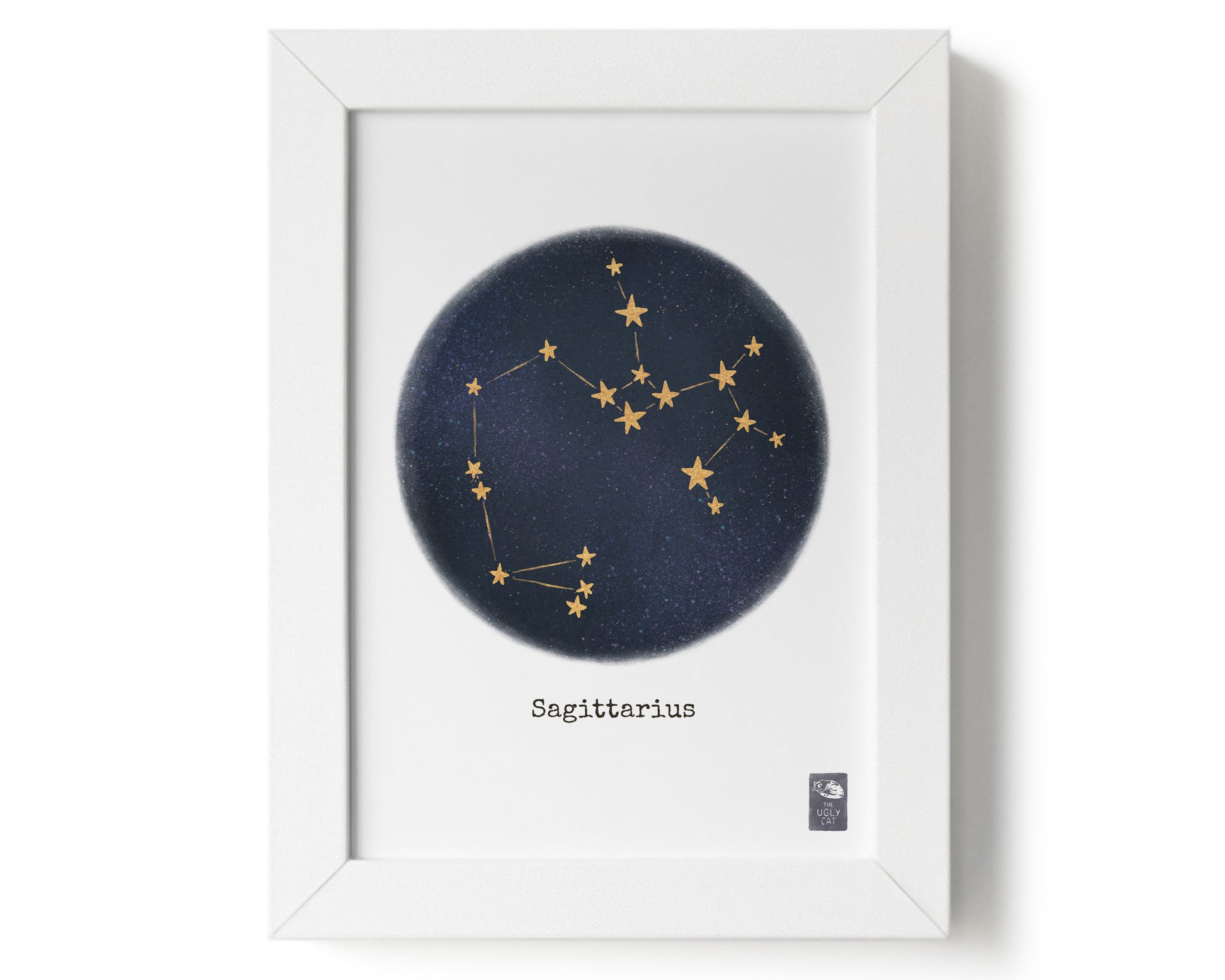 "Sagittarius ♐" by Catherine Hébert - Sagittarius Zodiac Constellation Art Print - 0"x0" size
