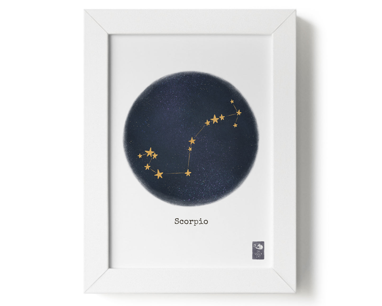 "Scorpio ♏" by Catherine Hébert - Scorpio Zodiac Constellation Art Print - 0"x0" size