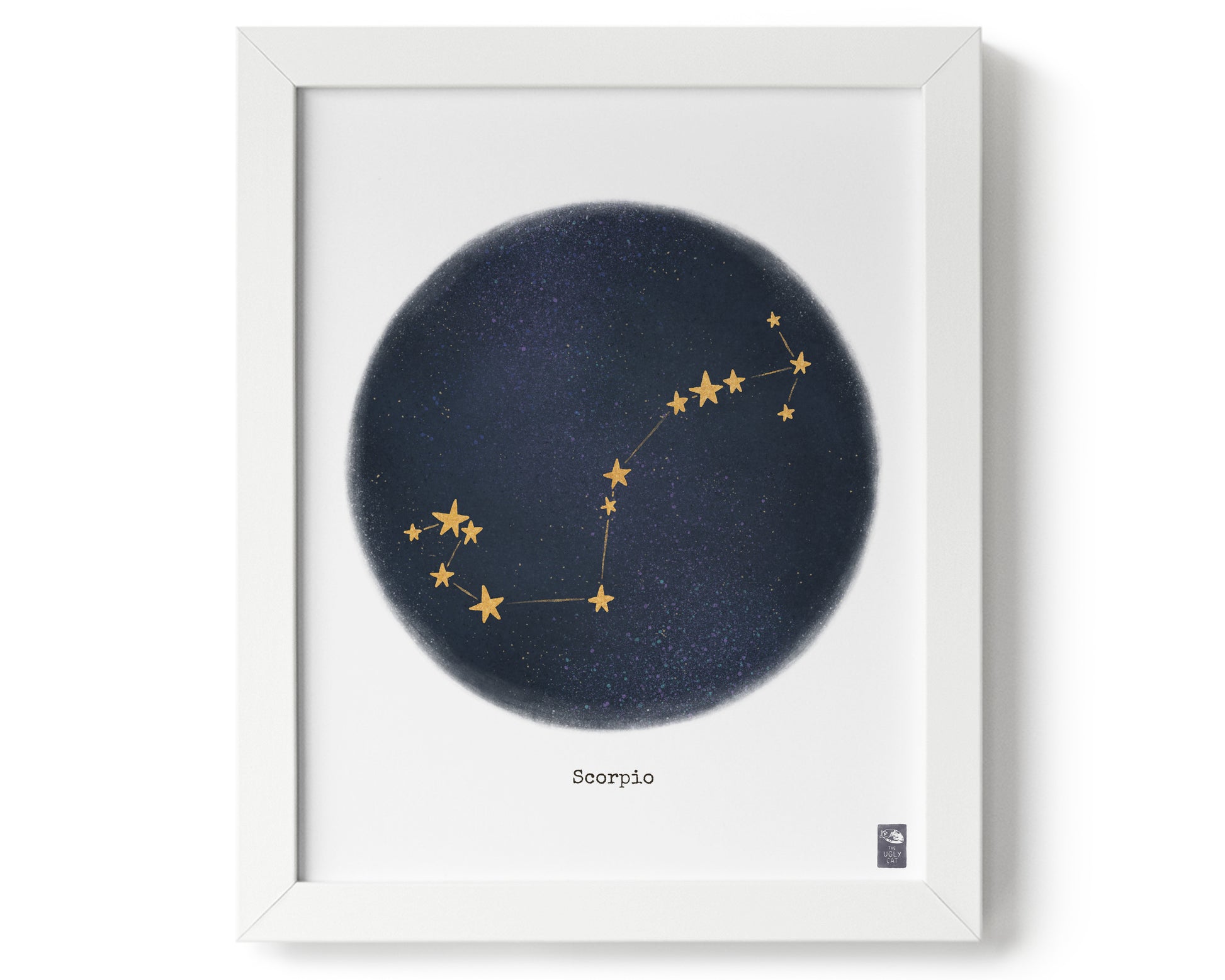 "Scorpio ♏" by Catherine Hébert - Scorpio Zodiac Constellation Art Print - 0"x0" size