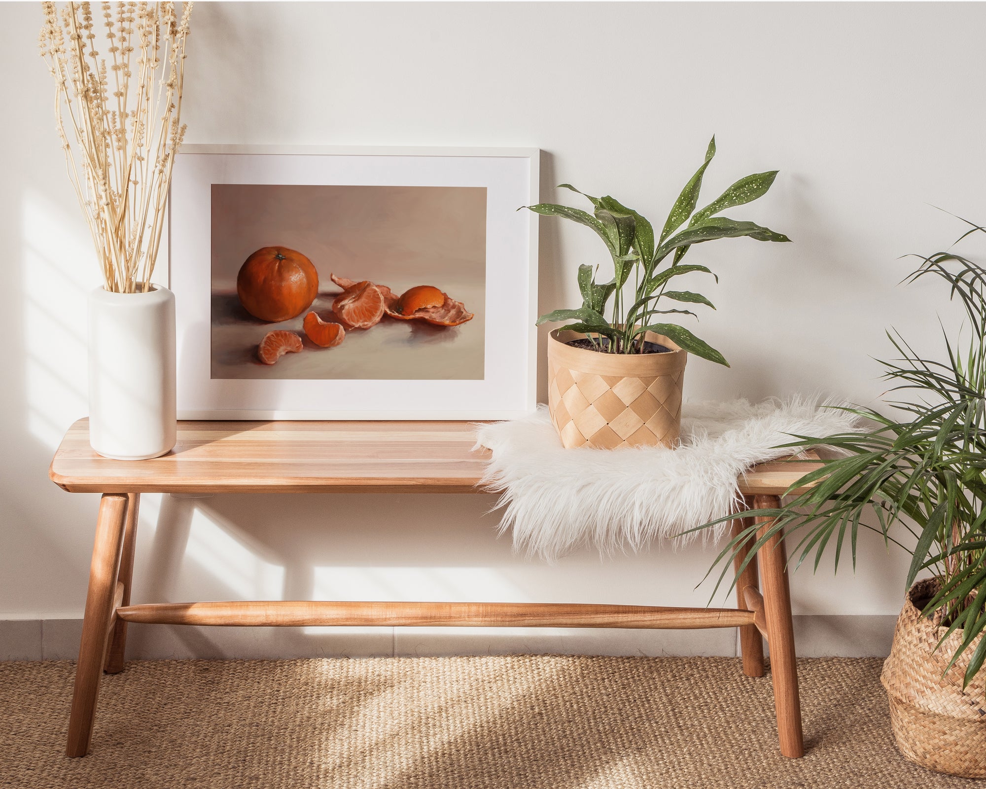 "Clementines" by Catherine Hébert - Clementine Orange Still Life Fine Art Print