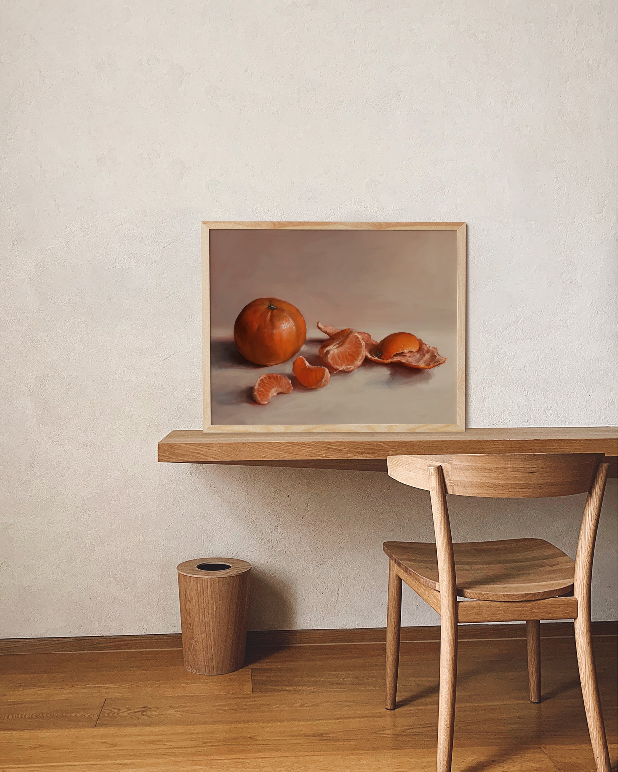 "Clementines" by Catherine Hébert - Clementine Orange Still Life Fine Art Print