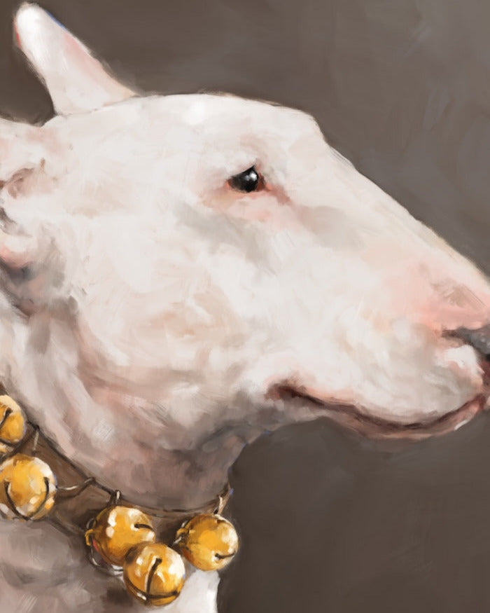 "Willie - Limited Edition" by Catherine Hébert - George Patton's Bull Terrier Willie - Signed Limited Edition