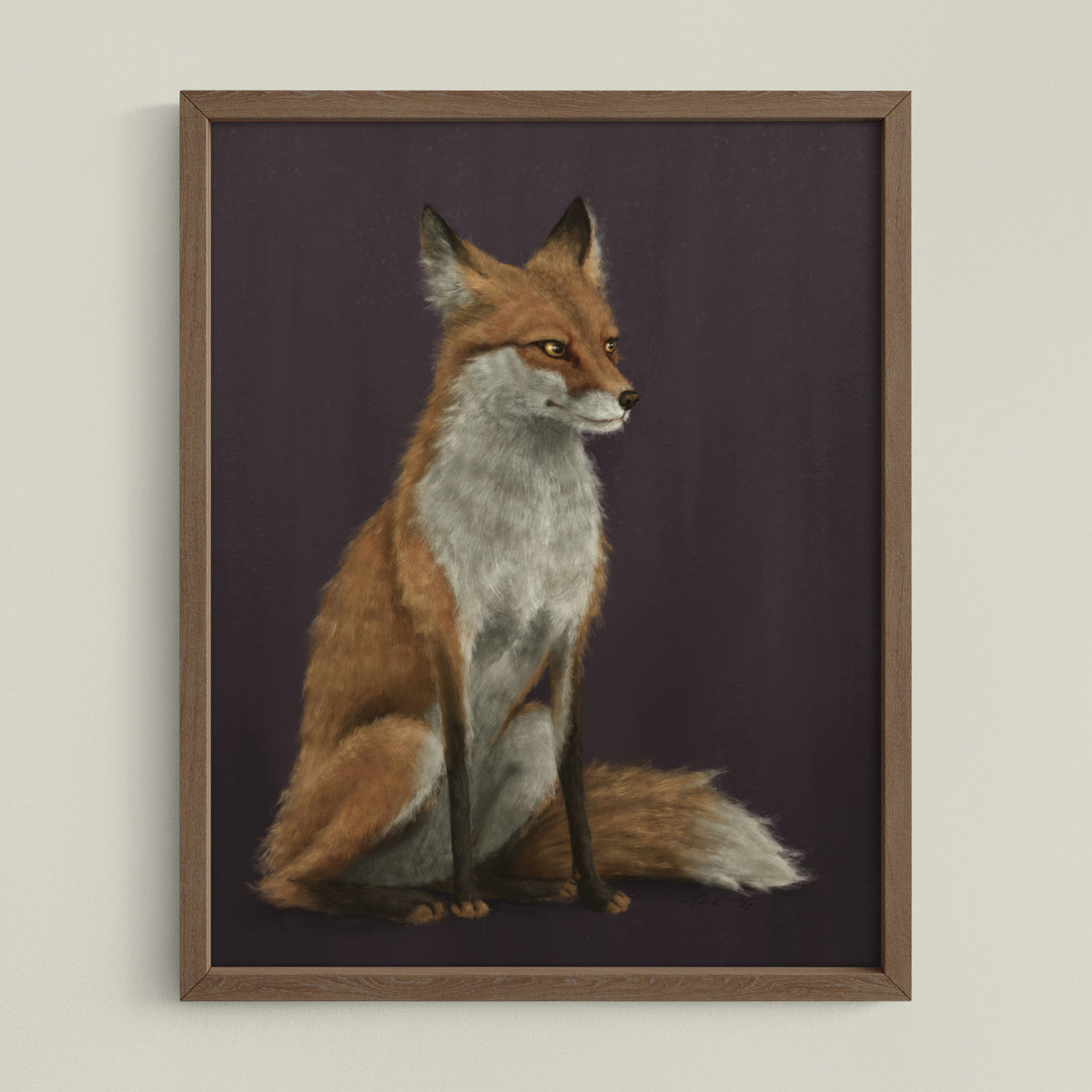 The Woodland Fox - Burgundy Edition