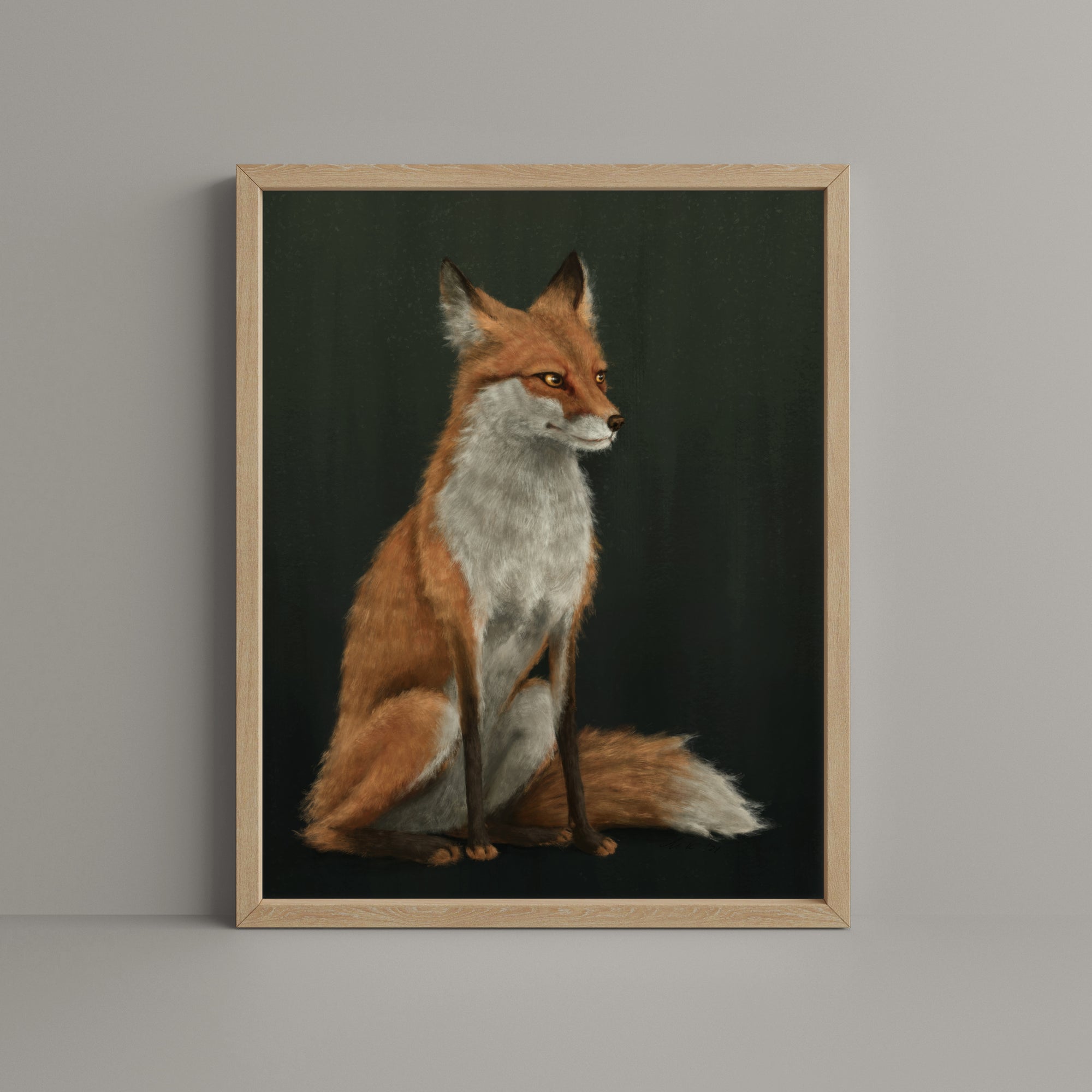 "The Woodland Fox" by Catherine Hébert - Red Fox Fine Art Print