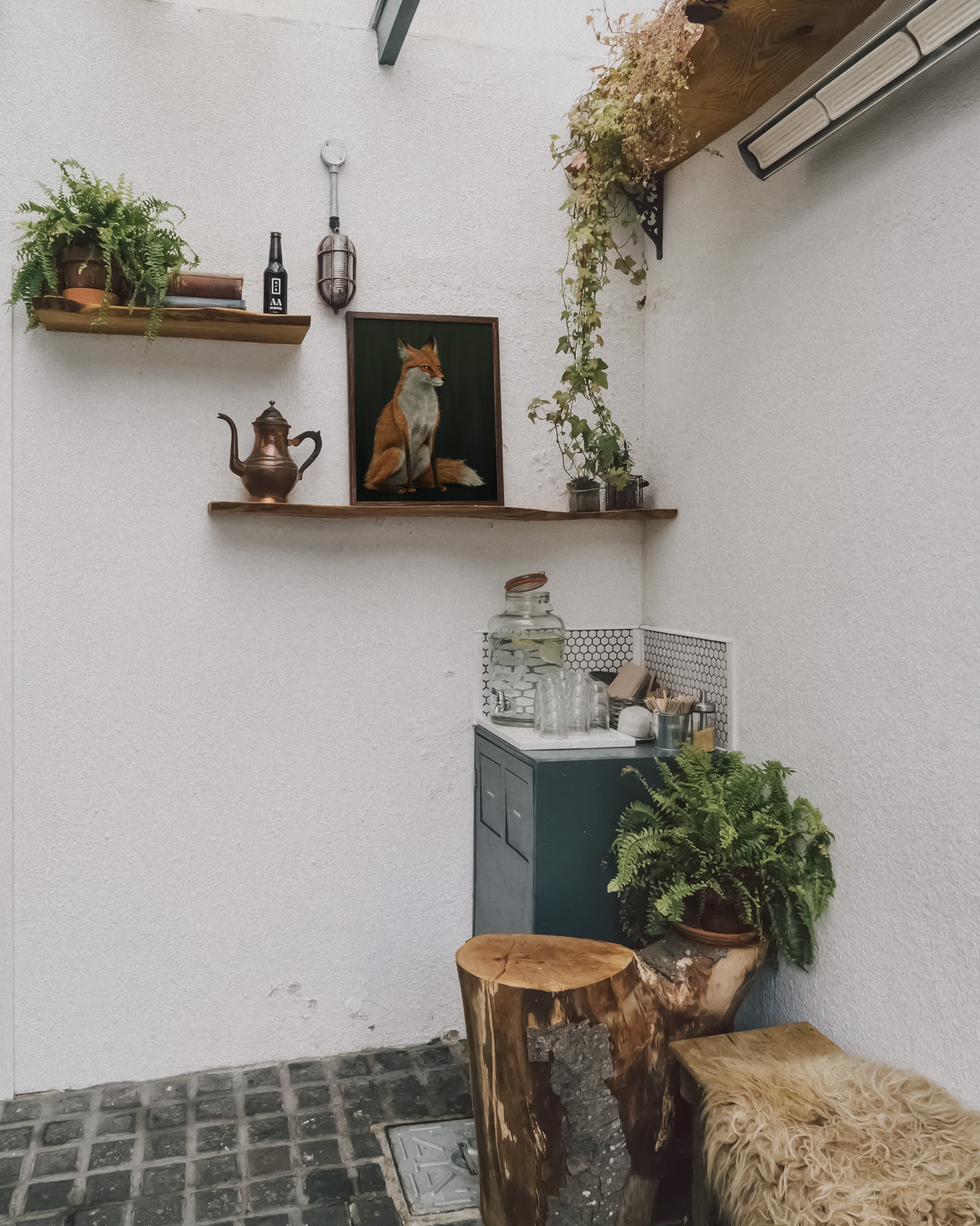 "The Woodland Fox" by Catherine Hébert - Woodland Fox Art Print