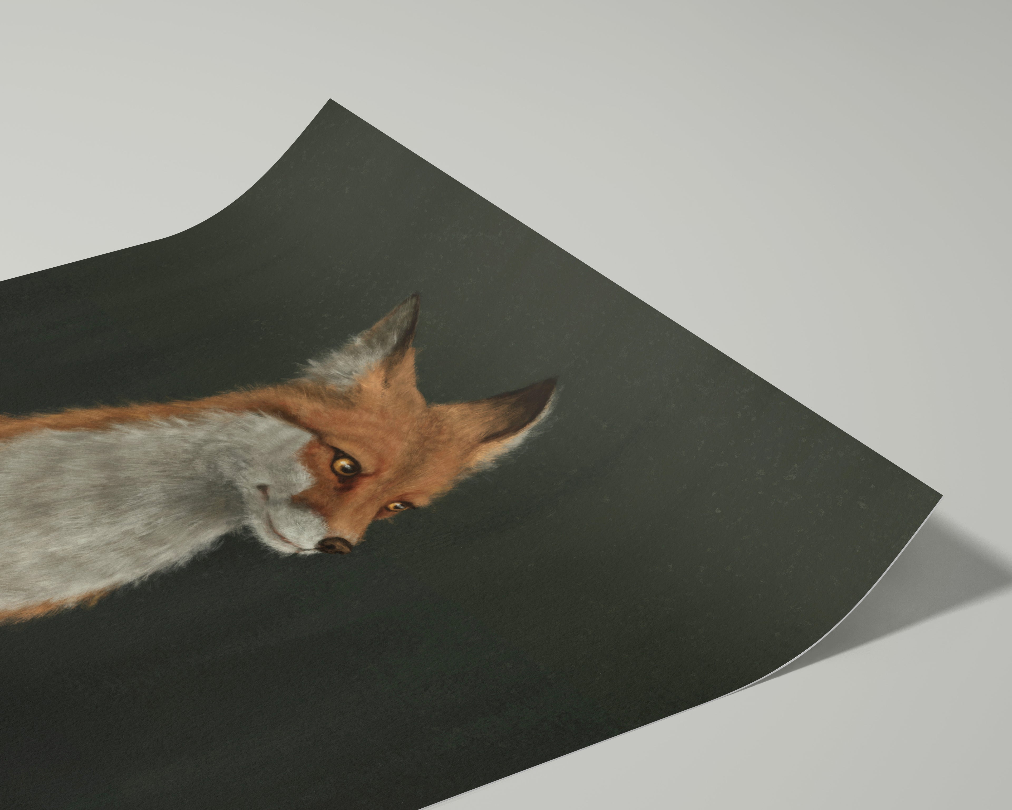 "The Woodland Fox" by Catherine Hébert - Woodland Fox Art Print