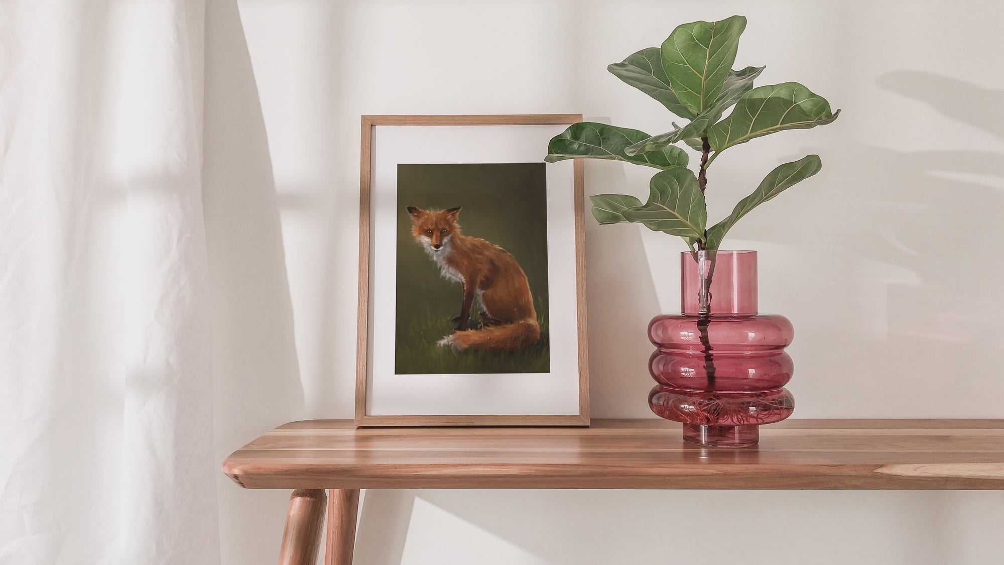 Forest Fox Art Print