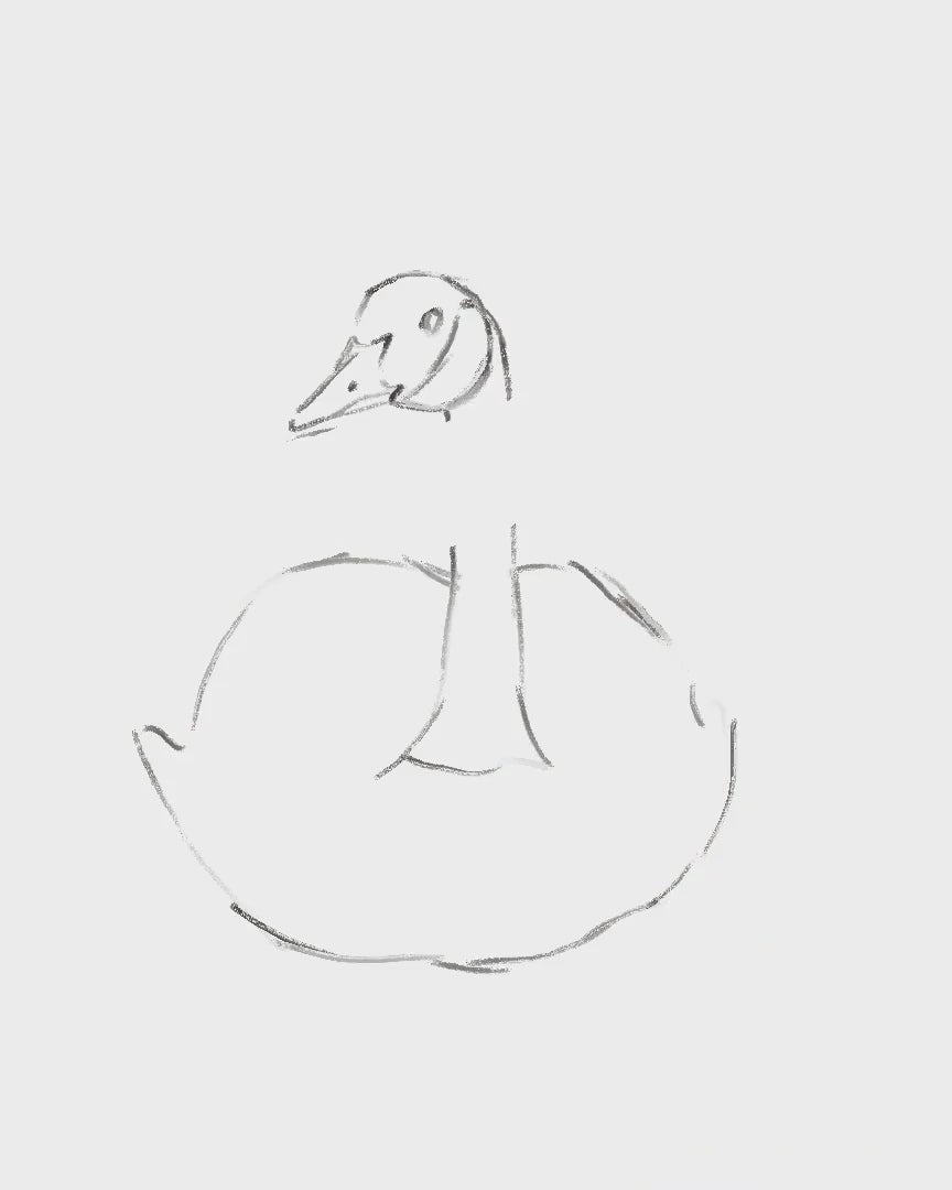 Timelapse of Catherine painting Markham Goose